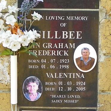 GILLBEE ?ohn Graham Frederick 1923-1998 &amp; Valentina 1924-2005