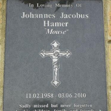 HAMER Johannes Jacobus 1958-2010