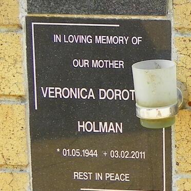 HOLMAN Veronica Dorot? 1944-2011
