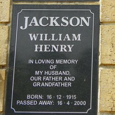 JACKSON William Henry 1915-2000