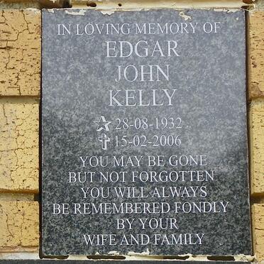 KELLY Edgar John 1932-2006