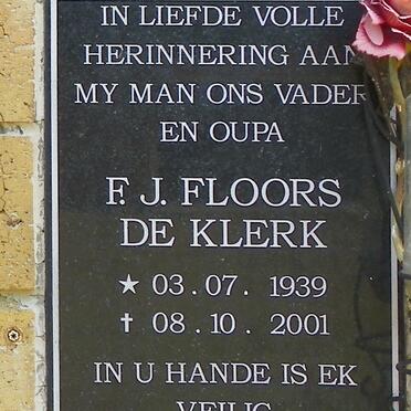 KLERK F.J. Floors, de 1939-2001
