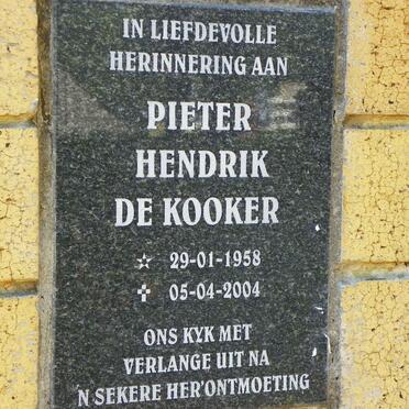 KOOKER Pieter Hendrik, de 1958-2004