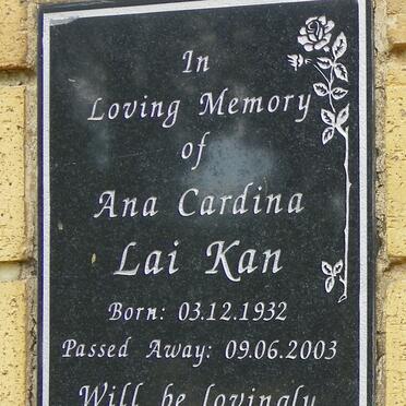 KAN Ana Cardina, LAI 1932-2003