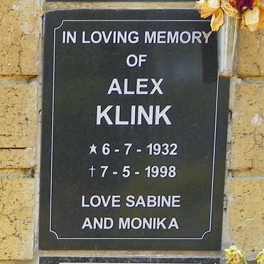 KLINK Alex 1932-1998