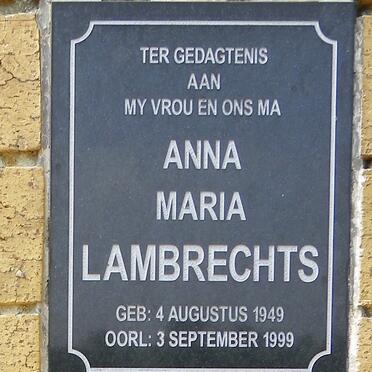 LAMBRECHTS Anna Maria 1949-1999