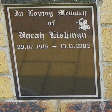 LISHMAN Norah 1916-2002