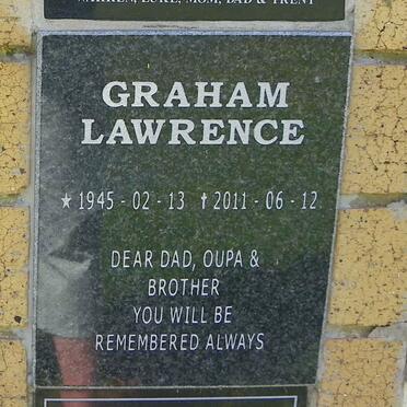 LAWRENCE Graham 1945-2011