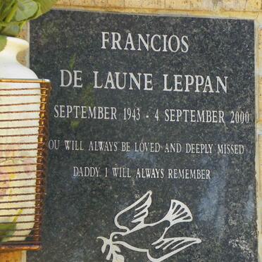 LEPPAN Francois De Laune 1943-2000