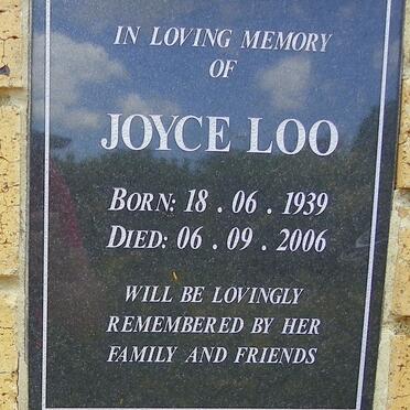 LOO Joyce 1939-2006