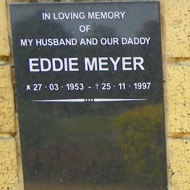 MEYER Eddie 1953-1997