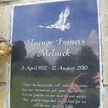 MELNICK Eleanor Francis 1932-2010