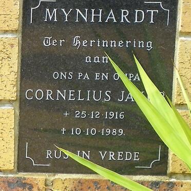 MYNHARDT Cornelius Ja? 1916-1989