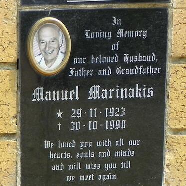 MARINAKIS Manuel 1923-1998