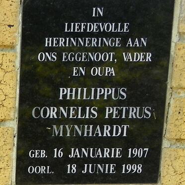 MYNHARDT Philippus Cornelis Petrus 1907-1998