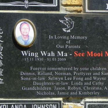 MA Wing Wah 1930-2009 &amp; See Mooi