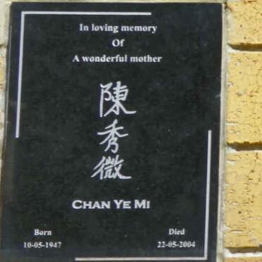 MI Chan Ye 1947-2004