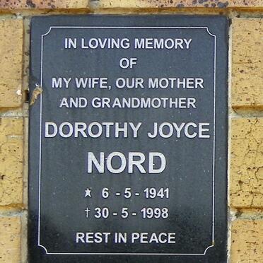 NORD Dorothy Joyce 1941-1998
