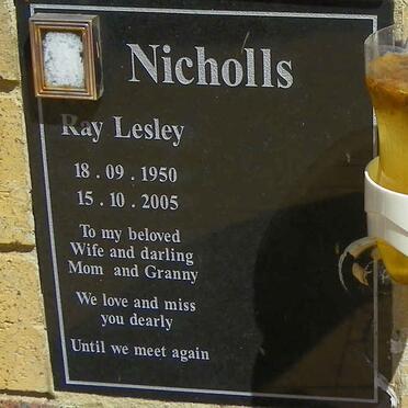 NICHOLLS Ray Lesley 1950-2005