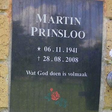 PRINSLOO Martin 1941-2008