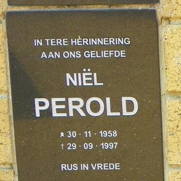 PEROLD Niël 1958-1997