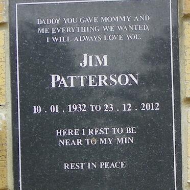 PATTERSON Jim 1932-2012