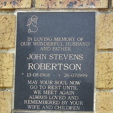 ROBERTSON John Stevens 1968-1999