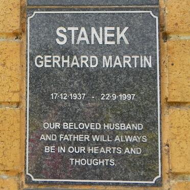 STANEK Gerhard Martin 1937-1997