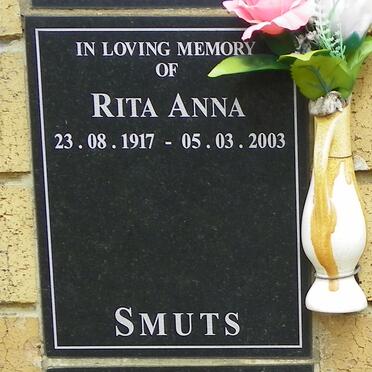SMUTS Rita Anna 1917-2003