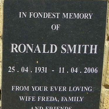 SMITH Ronald 1931-2006