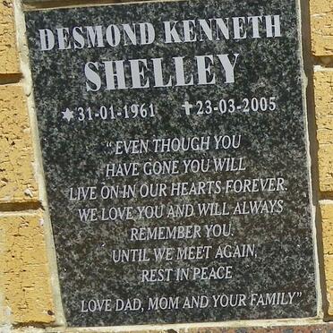 SHELLEY Desmond Kenneth 1961-2005