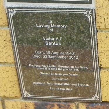 SANTOS Victor H.F. 1943-2012