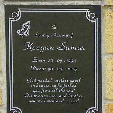 SUMAR Keegan 1990-2005
