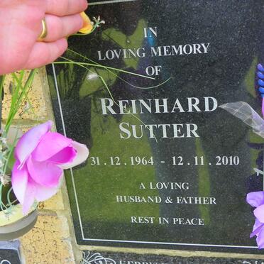 SUTTER Reinhard 1964-2010