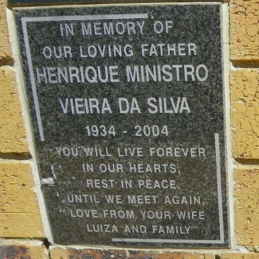 SILVA Henrique Ministro Vieira, da 1934-2004