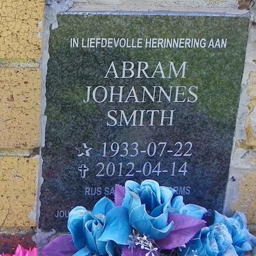 SMITH Abram Johannes 1933-2012
