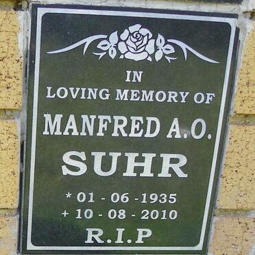 SUHR Manfred A.O. 1935-2010