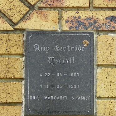 TYRRELL Amy Gertrude 1903-1999