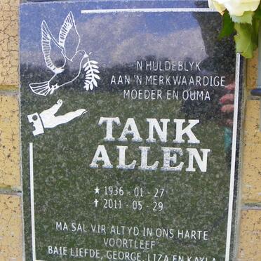 TANK Allen 1936-2011