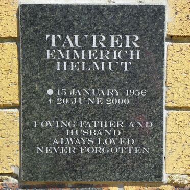 TAURER Emmerich Helmut 1956-2000