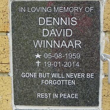 WINNAAR Dennis David 1959-2014