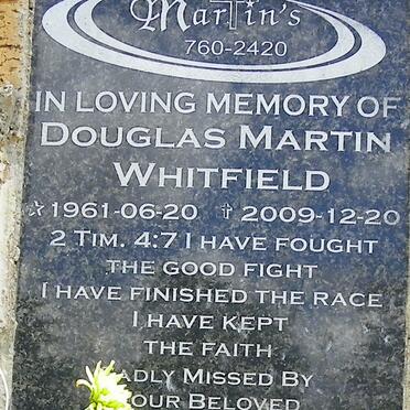 WHITFIELD Douglas Martin 1961-2009