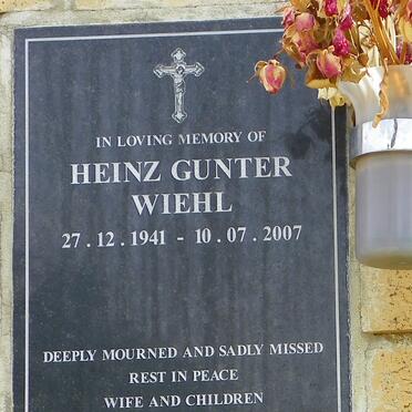 WIEHL Heinz Gunter 1941-2007