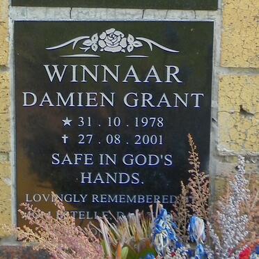 WINNAAR Damien Grant 1978-2001