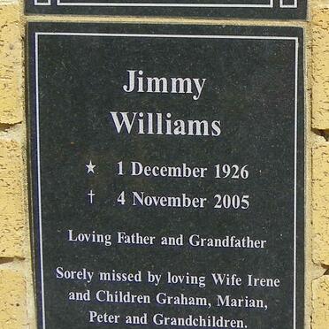 WILLIAMS Jimmy 1926-2005