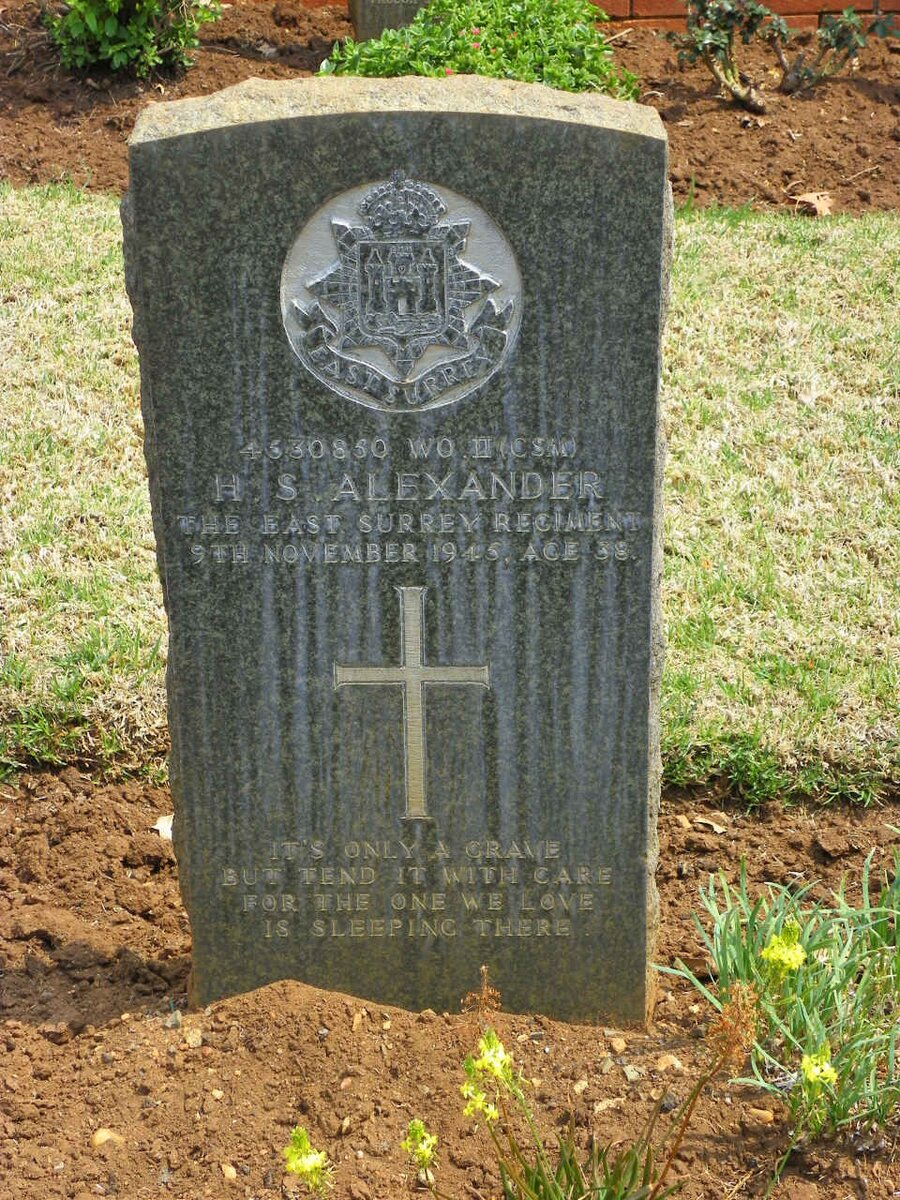 ALEXANDER H.S. -1945