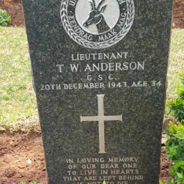 ANDERSON T.W. -1943