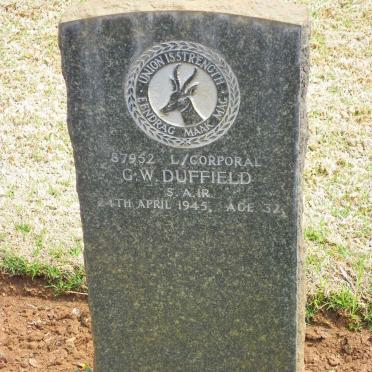 DUFFIELD G.W. -1945