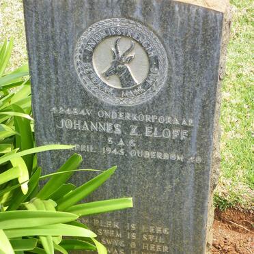ELOFF Johannes Z. -1945
