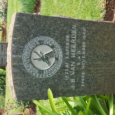 HEERDEN J.B., van -1943